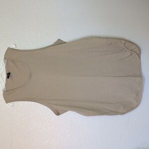 **Victorious/ Woman's/Elegant Beige/Tan / Midi Dress/ Size 4XL